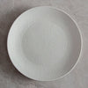 white round plate