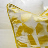 Gold And White Colored Sofa Cushion