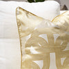Premium Gold Patterned Pillow