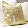Golden Premium Patterned Scatter Cushion