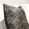 Gold Threaded Black Cushion