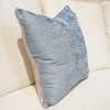 Light Blue Gray Sofa Pillow
