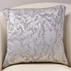 Rectangle Patterned Sky White Pillow