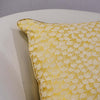 Golden Plant Leaf Imprinted Pillow Cover