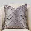 Copper Colored Ocean Wave Patterned Cushion
