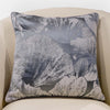 Rose Petal Imprinted Cream Colored Sofa Pillow