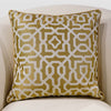 Gold Ottoman Geometric Pillow Cover