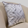 Luxurious Home Décor Cushion Silver Color