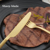 Gold cutlery