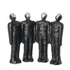 Quarter Black Figurine