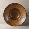 Brown soup bowl