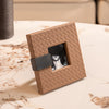 Brown Bamboo Patterned Photo Frame