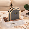 Black and Cream Themed Arch Clock