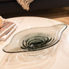 Rippling Water Glass Fruit Tray