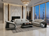 Ivy- 1+2+3 Seater Genuine Leather Sofa Set With Coffee Tables