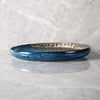 blue irregular plate