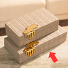 Large Biege Grey Box