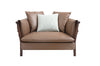 Kurayoshi - 1,3 Genuine Leather Sofa Camel, 1 seater