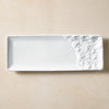 white oblong plate