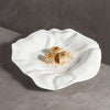 white wavy plate