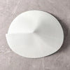 Creative food art plate white