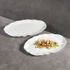 White plate glossy ceramic