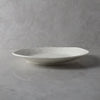 white irregular smooth plate