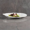 Irregular white plate
