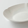 White oval bowls
