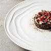 white round plate