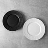 ceramic black plate for dinner