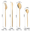 Gold utensils