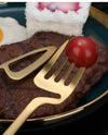 gold cutlery