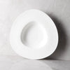 white pasta plate