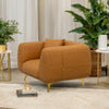 Behmonte - Contemporary 1+2+3 Seater Tech Leather Lined Sofa Set 1 seater