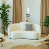 Niigata - White Fabric Sofa