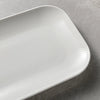 white rectangular plate