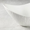 white salad bowl