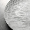 White steak plate
