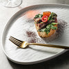 White square plate