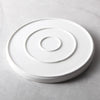 white plate rimmed