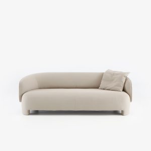 CHORIZO- 3 Seater Curvy White Modular Leather Couch