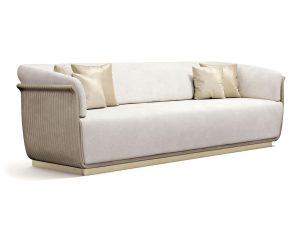 White Leather Sofa Set