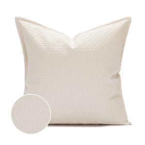 Milk White Square Sofa Pillow