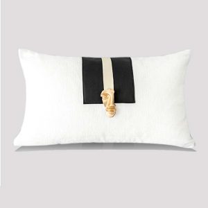 Fashionable Golden Face Backrests with Cushion Cover