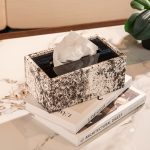 Double Colored Tissue Box Cover 