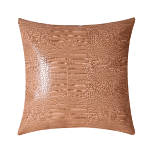 Modern Style Crocodile Texture Pillow