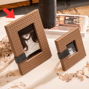 Large Dark Brown Colored Photo Frame