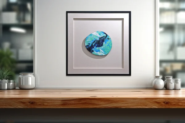 3D Printed Coral Reef Art Canvas Paintings