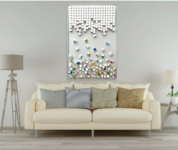 3D Colorful Blooms Wall Decor